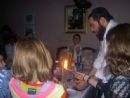 Rabbi Mendelsohn saying Havdallah at the MAGICAL NIGHT OF FUN! 