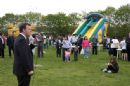 MP John Baird addresses the crowd